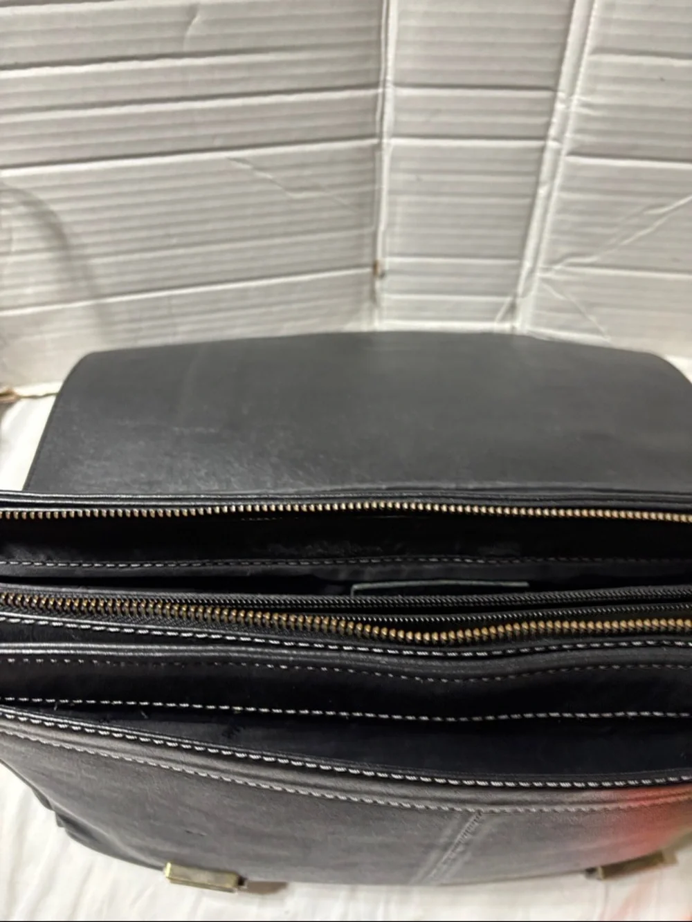 Wittchen Black Leather Men's Bag - Classic Italian Design. Vintage and handmade